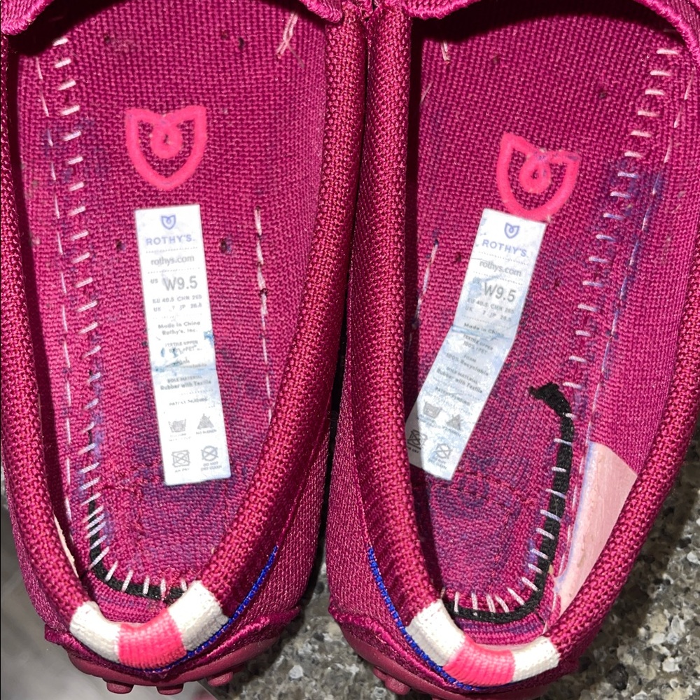 Rothy's Raspberry Driving Loafer - US 9.5 Women - Picture 9 of 12